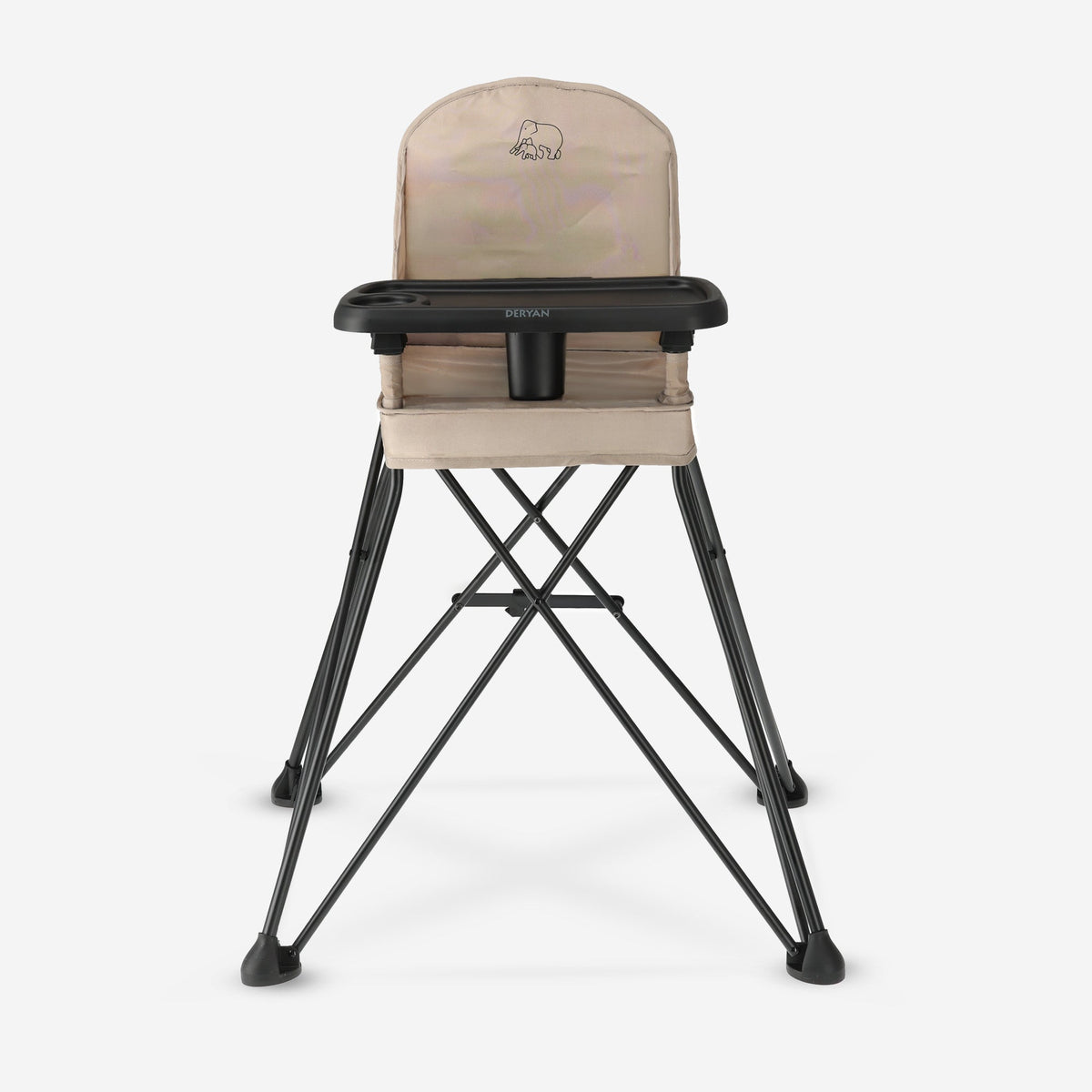 Pop 'N Sit Foldable High Chair with Carry Bag - Nougat