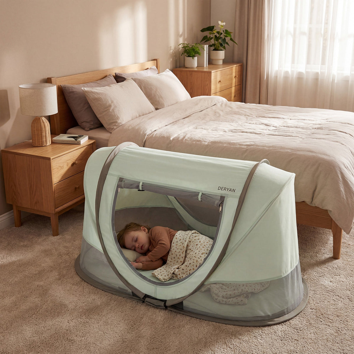 Scott Baby Pop-Up Camping Tent - Green