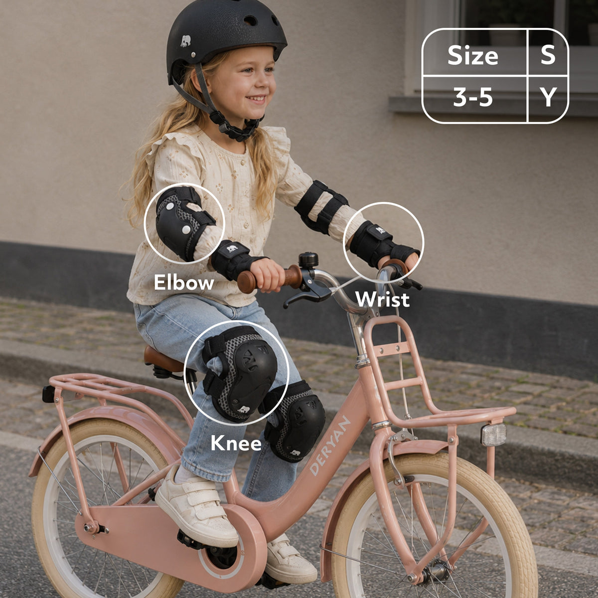 Safety Pads Black - S