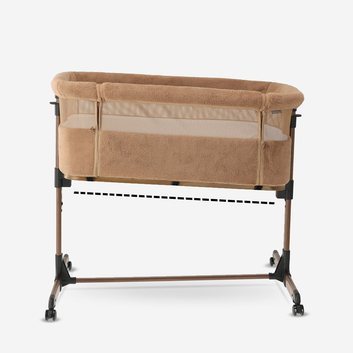 Snoozy Co-Sleeper Cradle - Teddy Brown