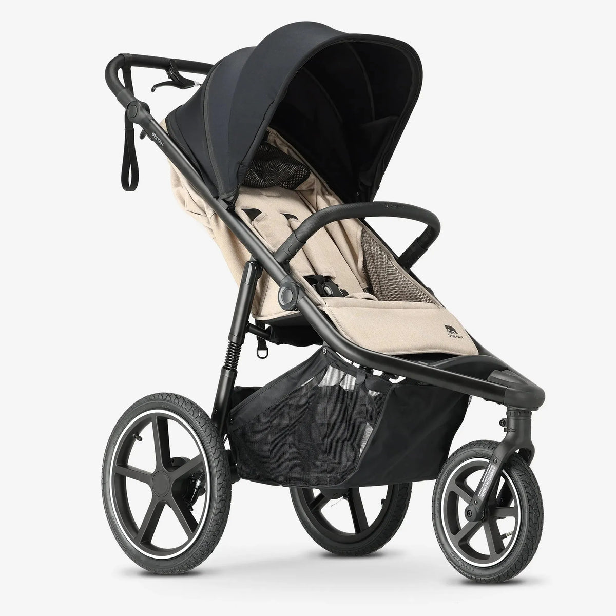 Bolt Running Stroller Cream