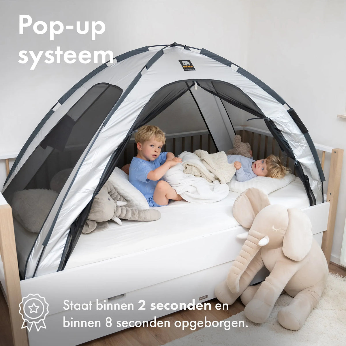 Bed Tent Silver 78.8"x35.5"