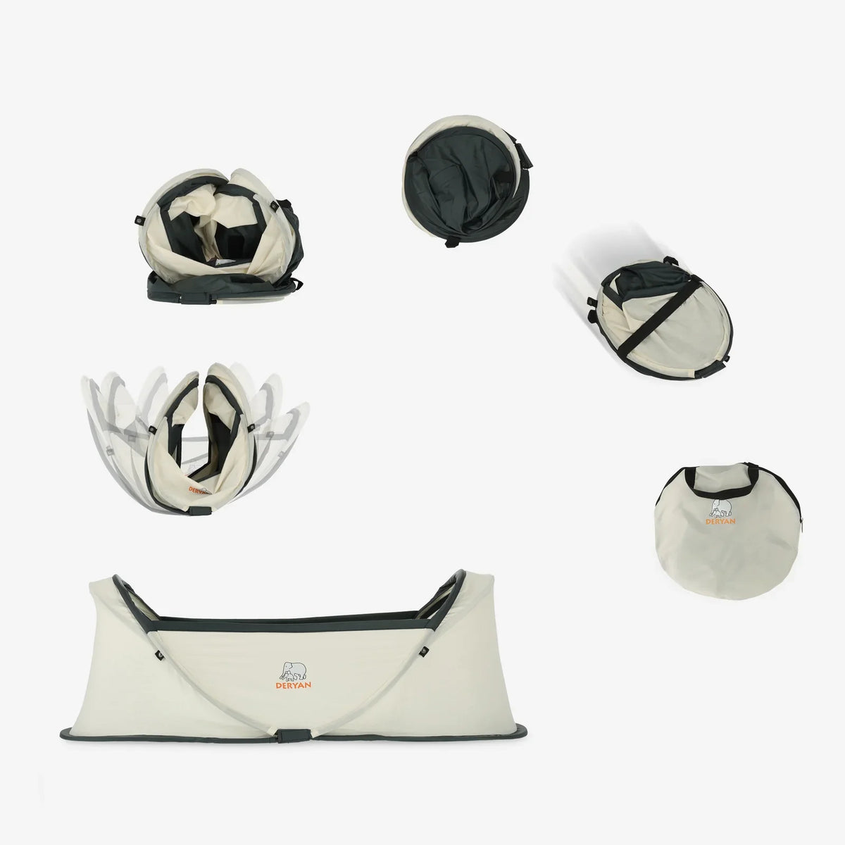 Infant Travel Crib - Cream