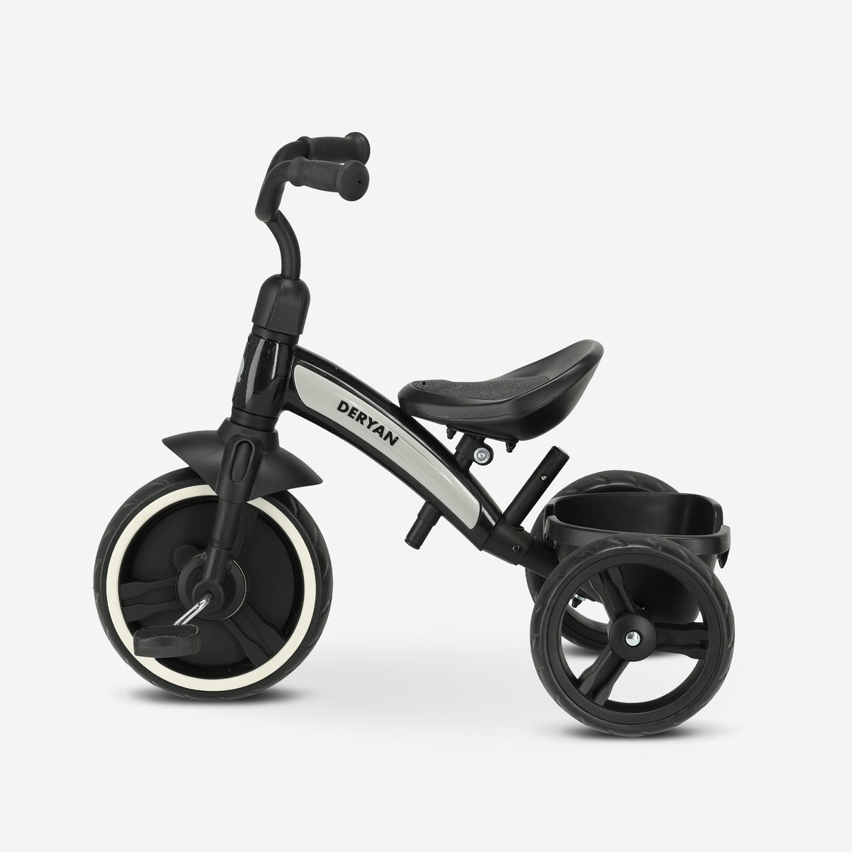 Tricycle with push bar