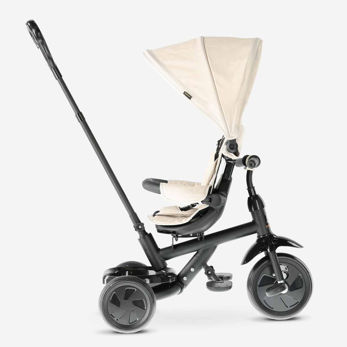 Adventurer Tricycle with Push Bar, Cream