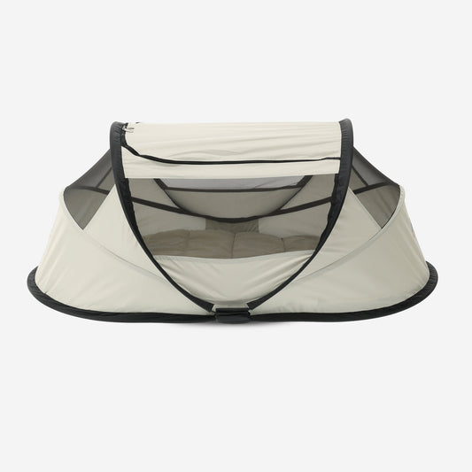 BabyBox Baby Tent Camping Crib + Cotton Blanket - Ivory