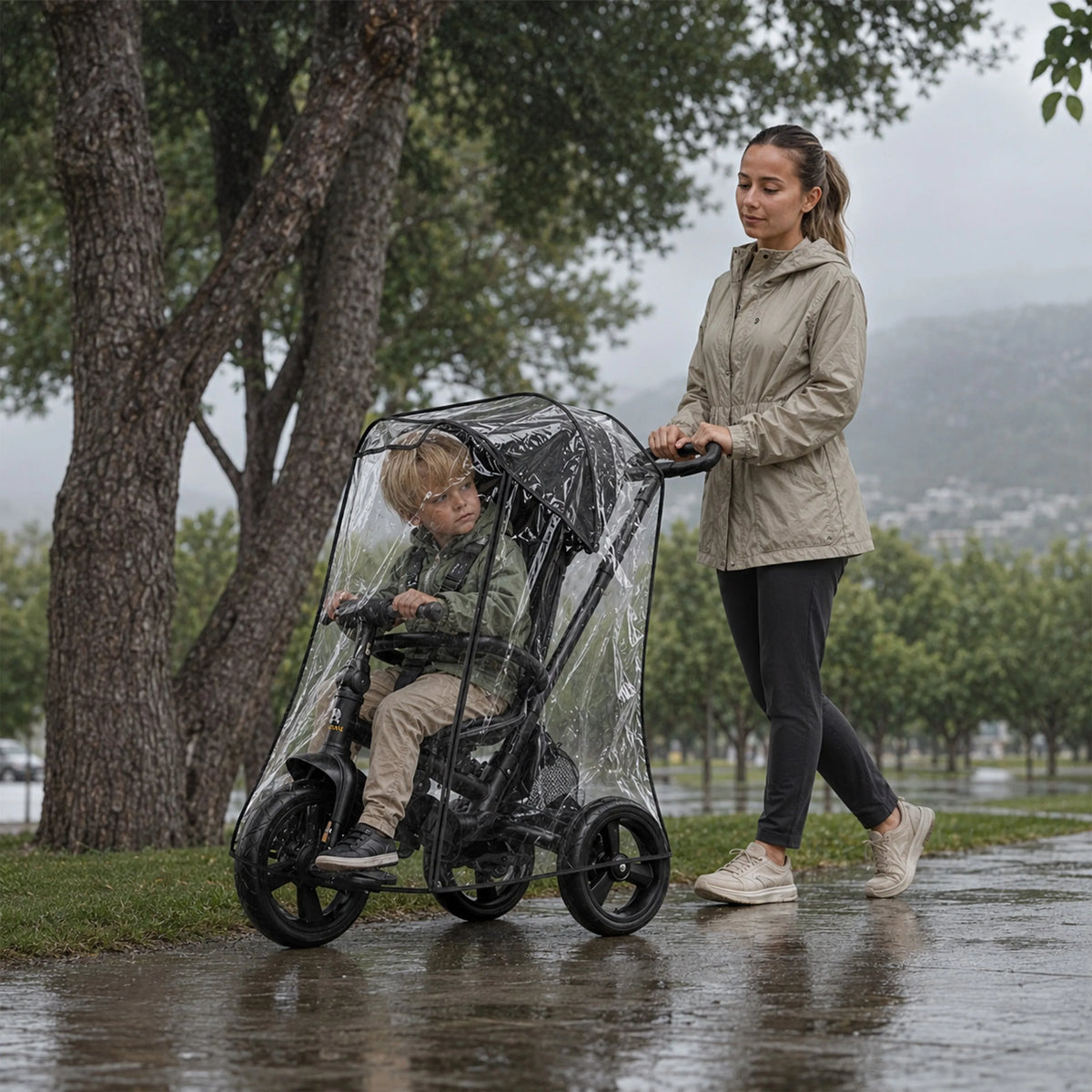Universal Tricycle Rain Cover (Qplay)