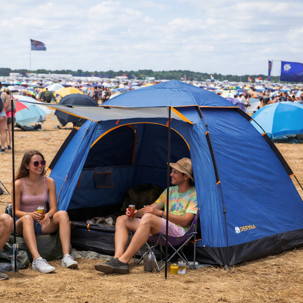 Up To Go Pop Up Tent XL Navy