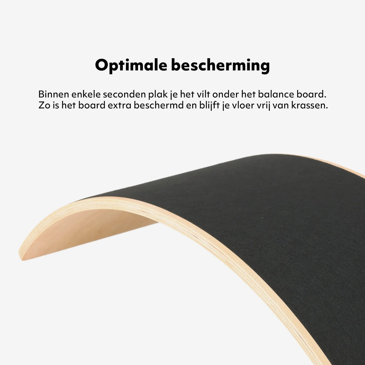 35.5" Wooden Felt Balance Board