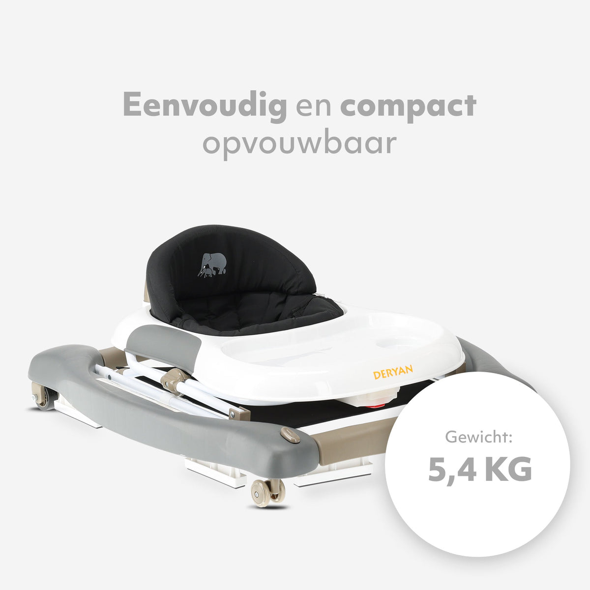 4-in-1 Walker Black & Brown