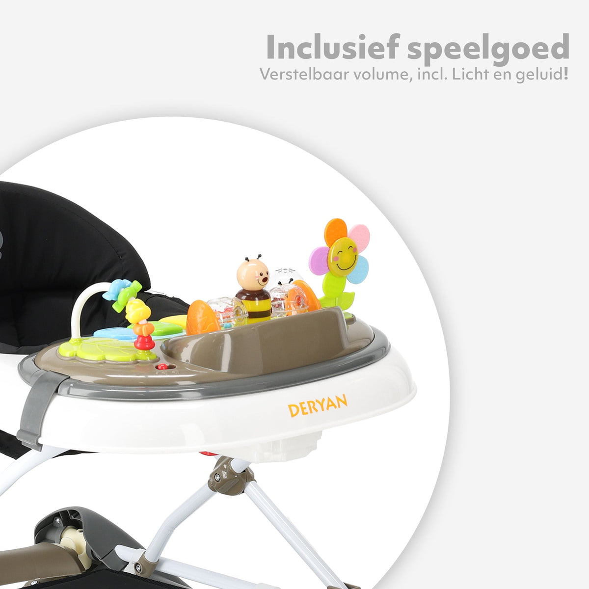 4-in-1 Walker Black & Brown