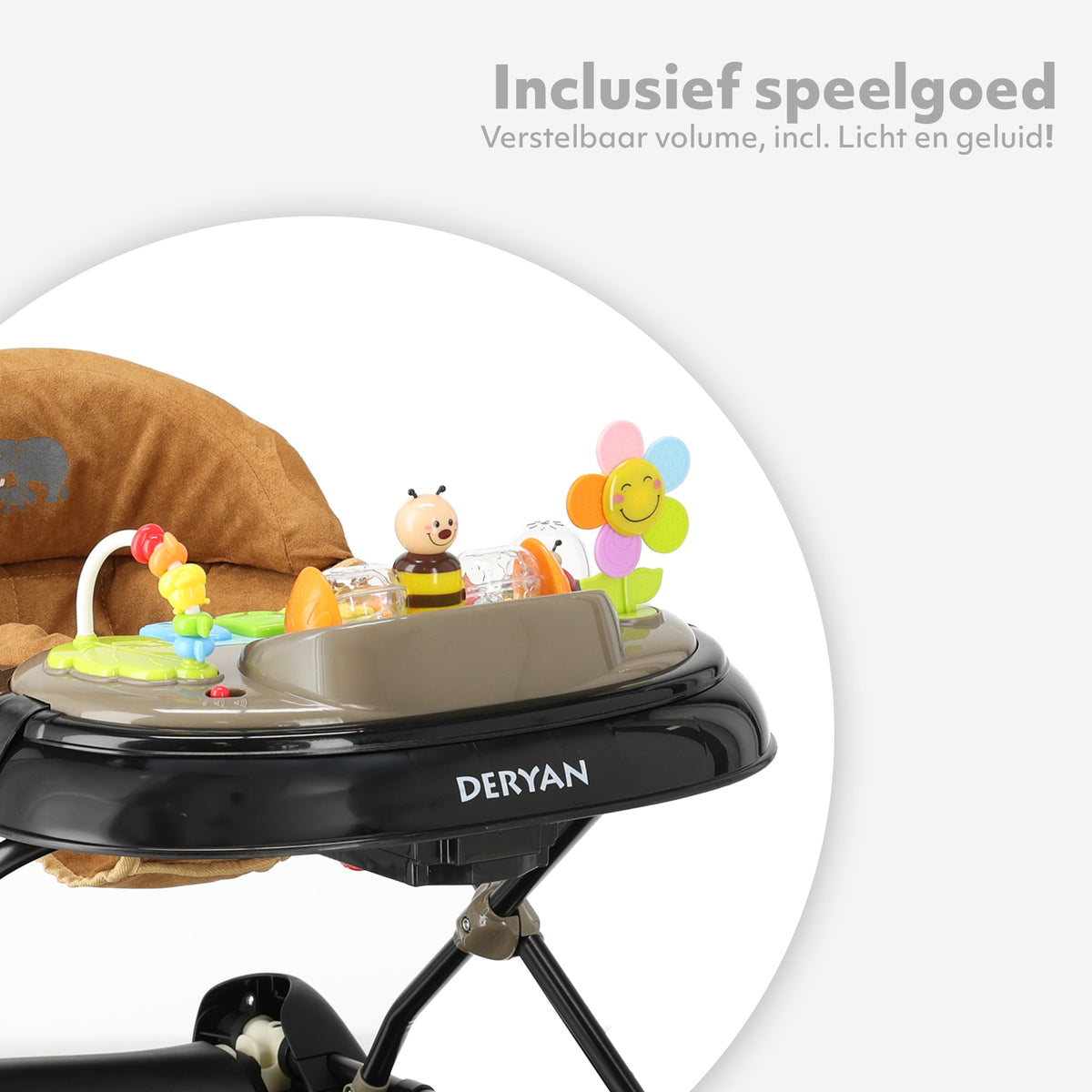 4-in-1 Walker Black & Nougat