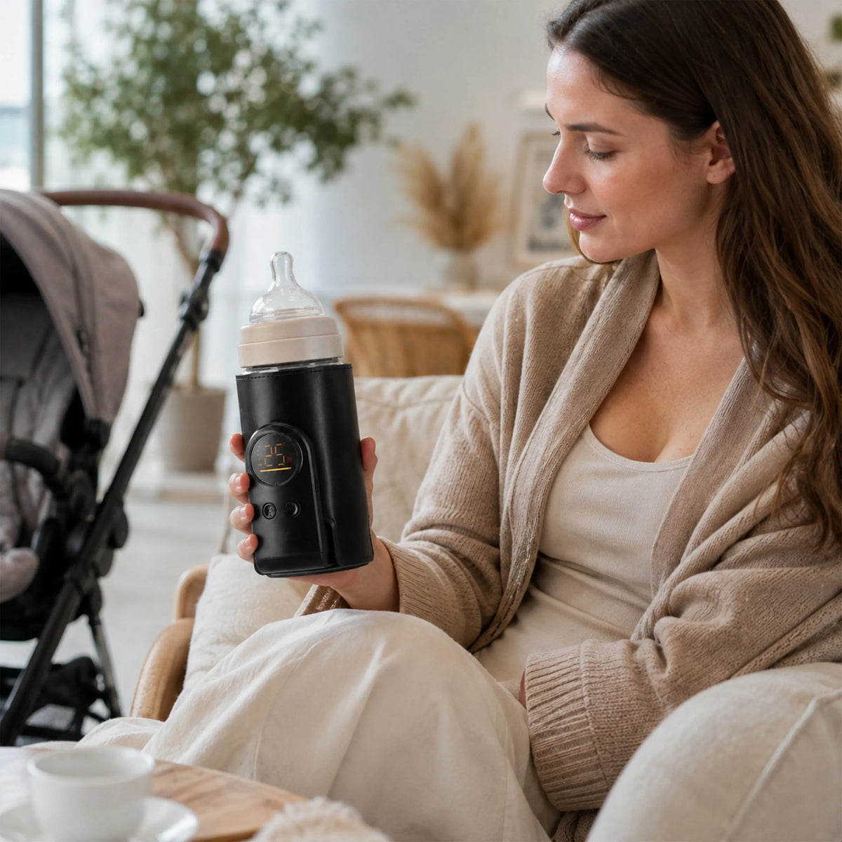 Portable Sleeve Bottle Warmer - Black