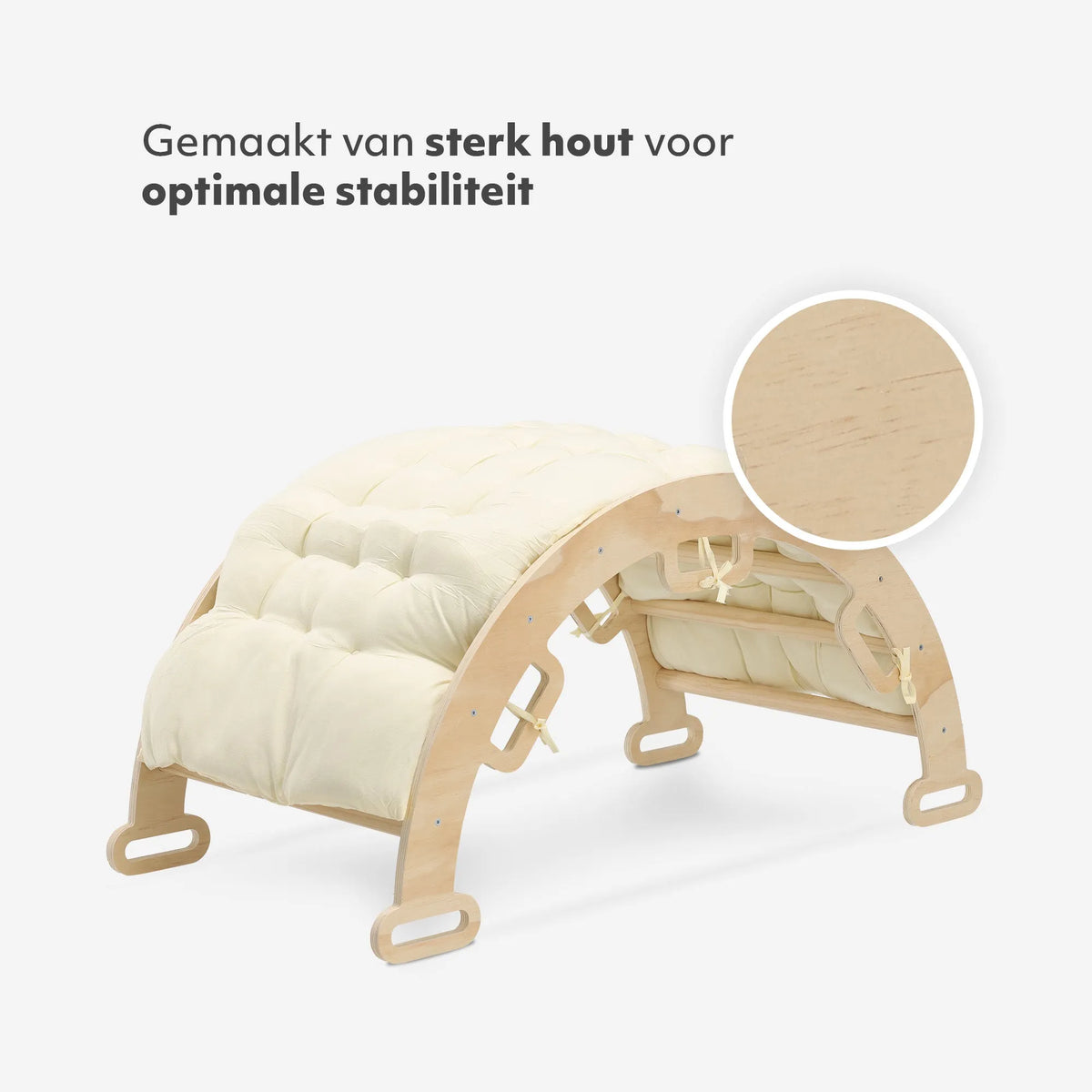 Luxury Wooden Climbing Arch with Cushion