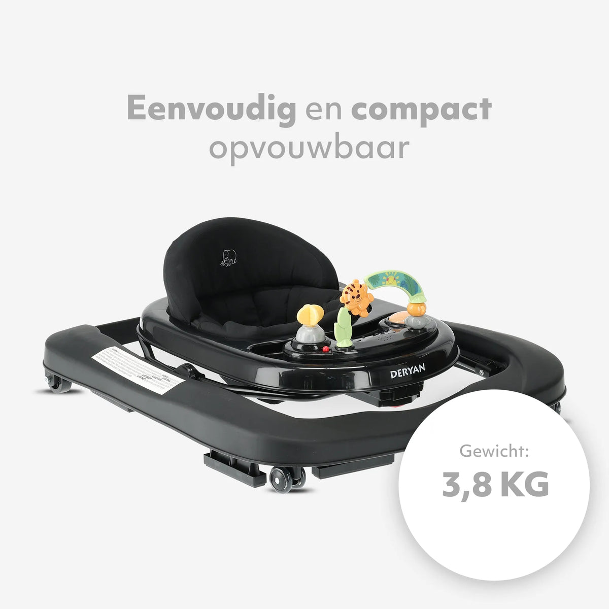 2-in-1 Walker Black