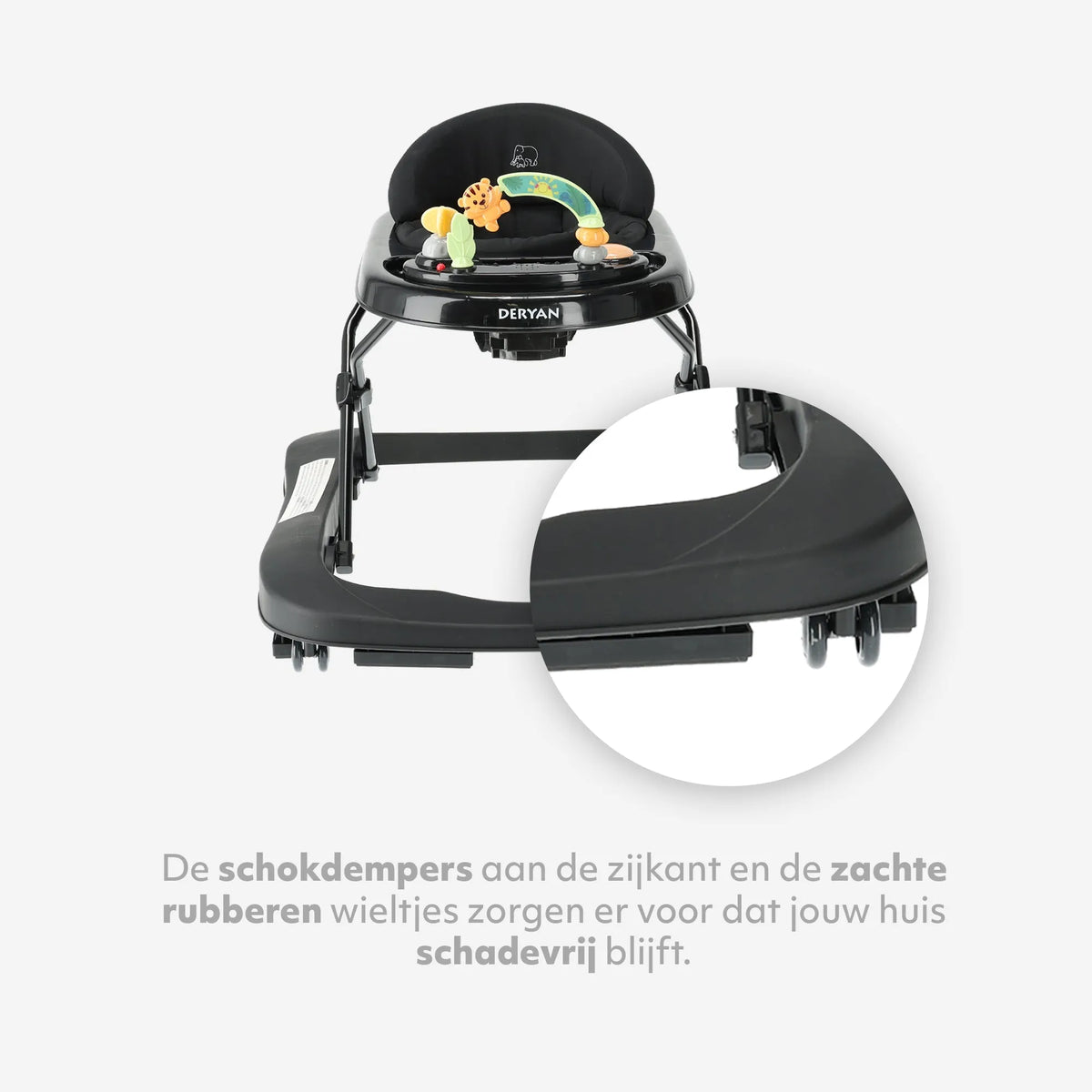 2-in-1 Walker Black