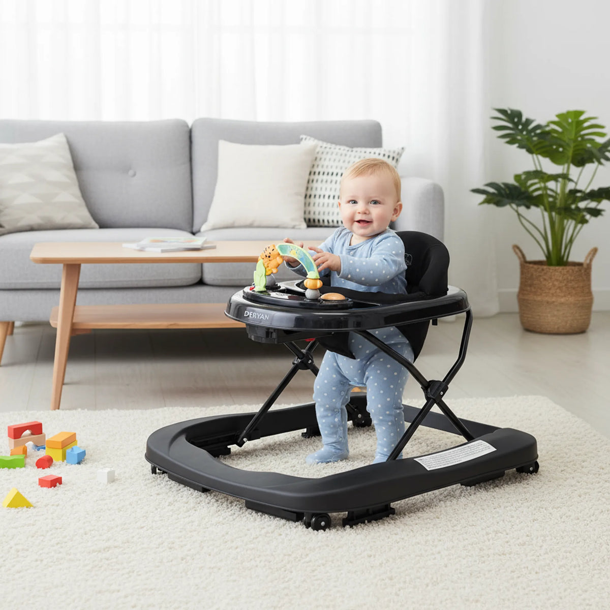 2-in-1 Walker Black