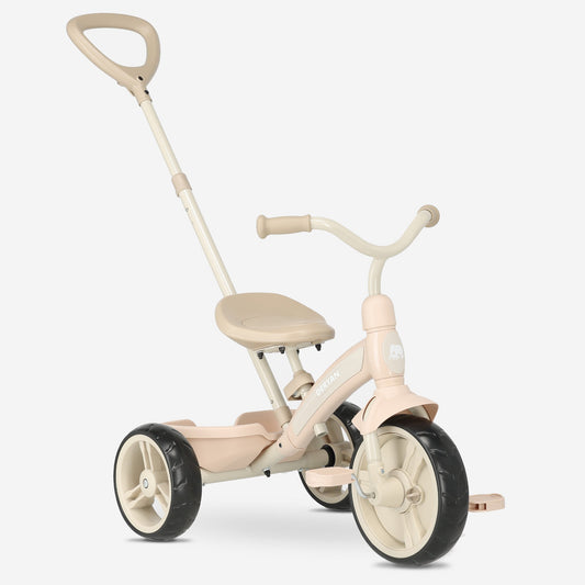 Three-Wheeler with Push Bar - Sand