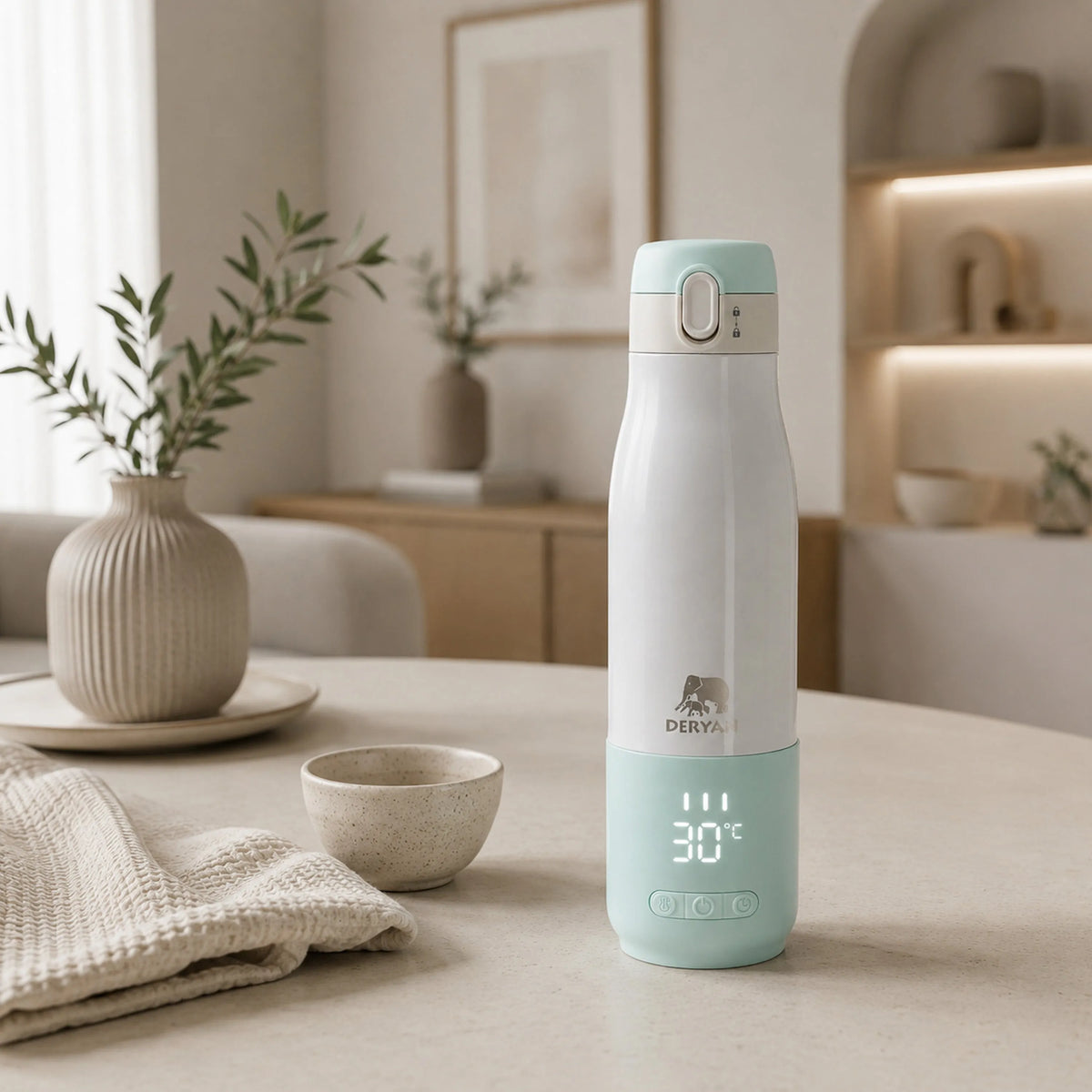 Wireless Bottle Warmer 350 ml - Mint