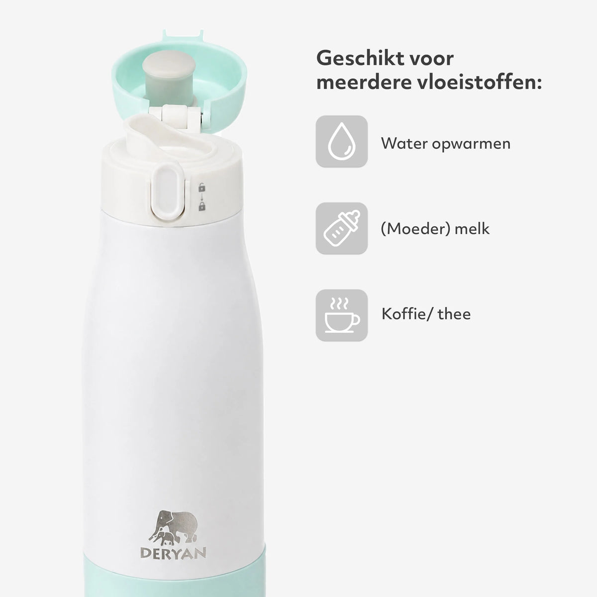 Wireless Bottle Warmer 350 ml - Mint