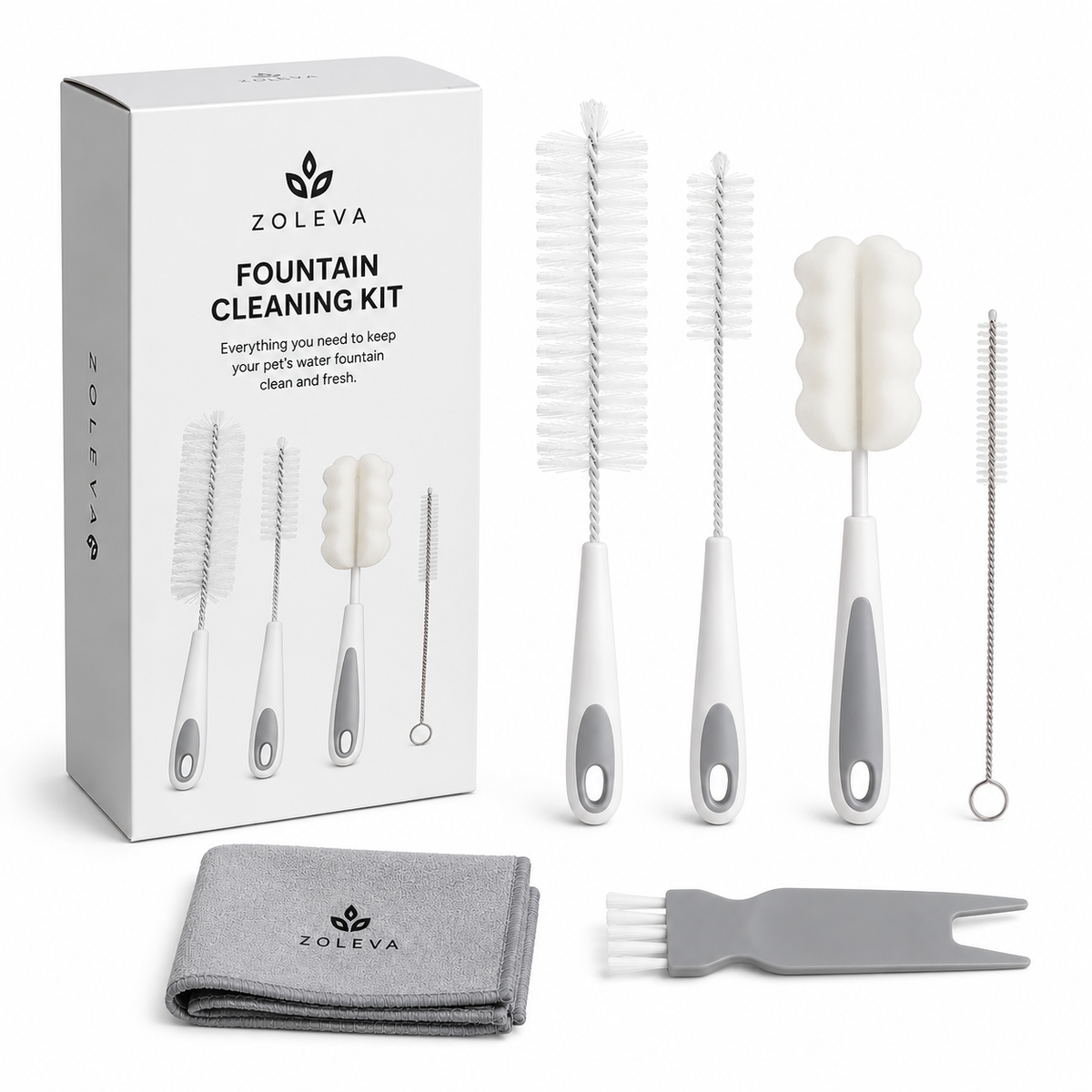 Zoleva Fountain Cleaning Kit – 6-Piece