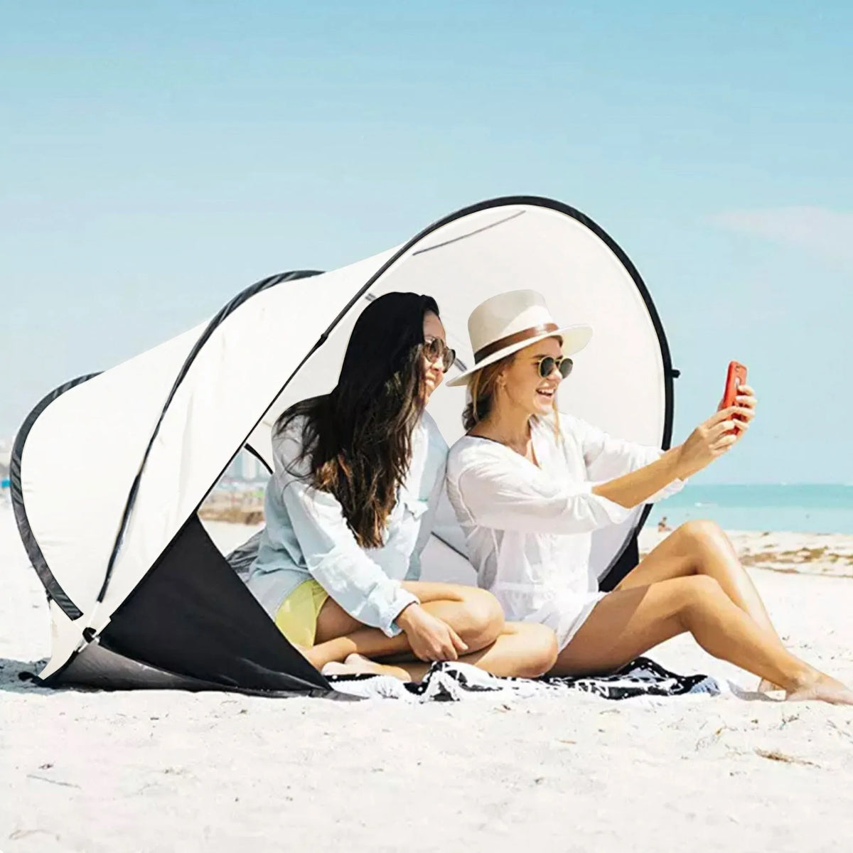 Beach Tent XXL Silver