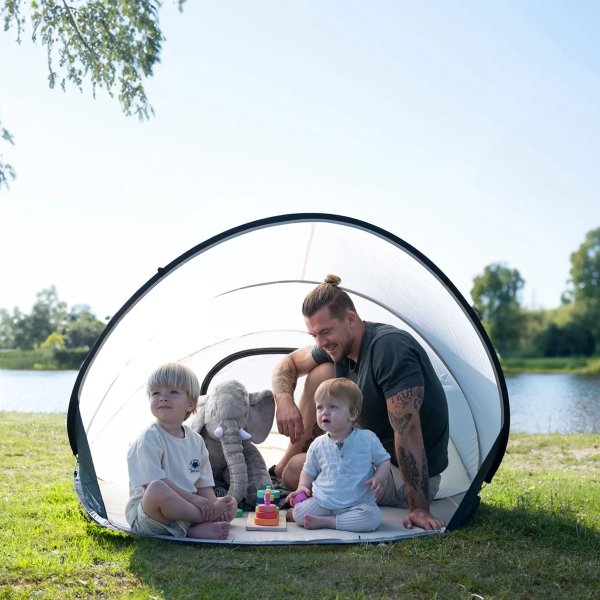 Beach Tent XXL Silver