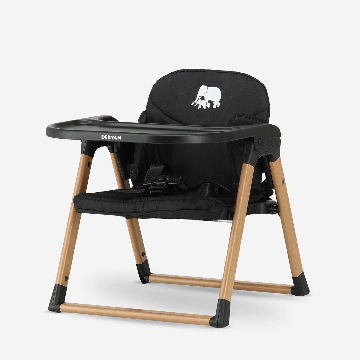 Booster Booster Seat S - Black/Wood
