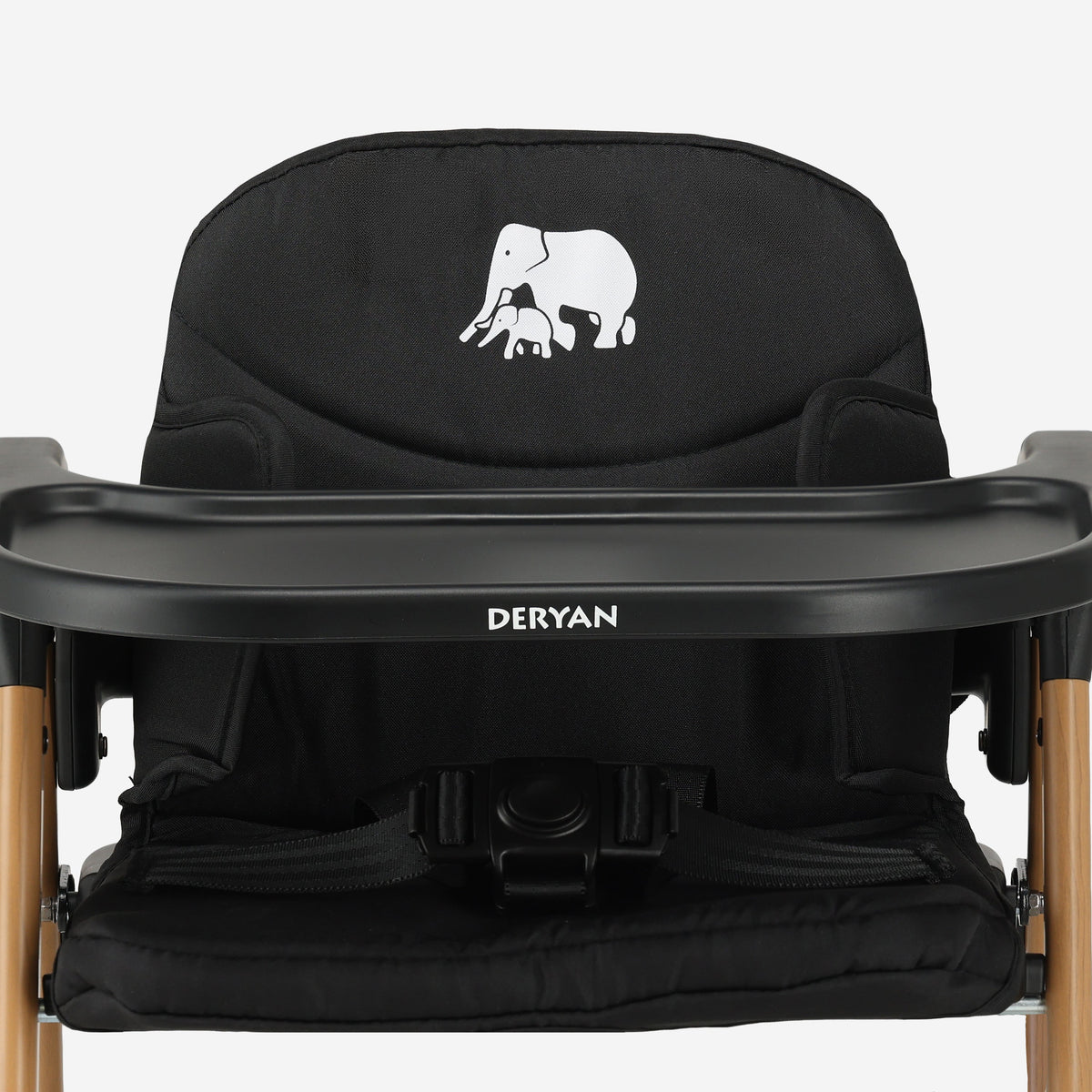 Booster Booster Seat S - Black/Wood
