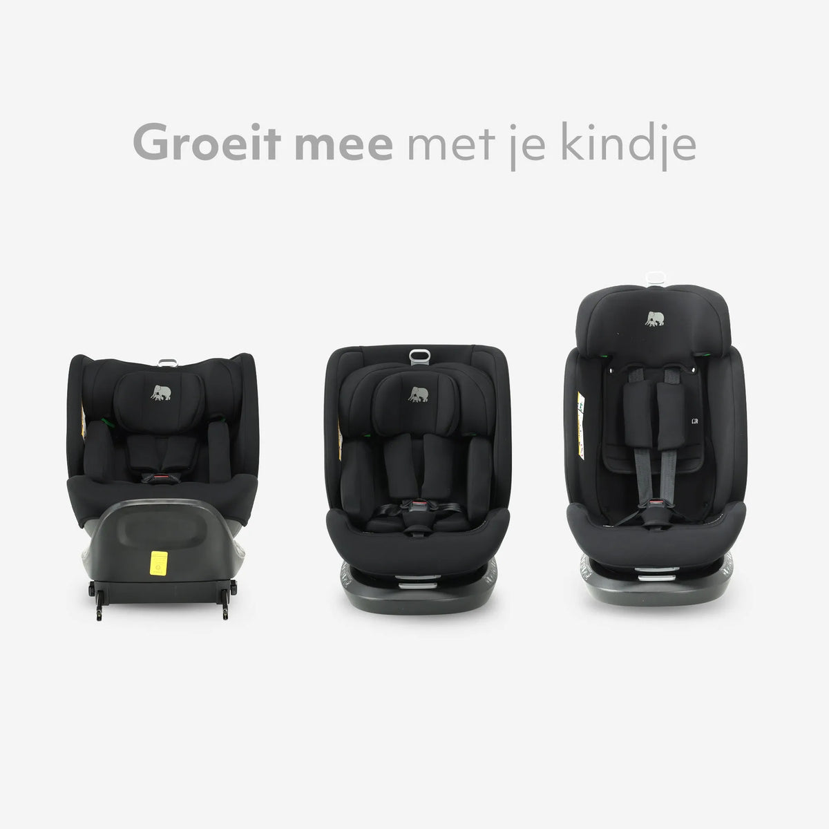 Cassie Luxe i-Size Car Seat 0–36 kg Isofix 360° - Black
