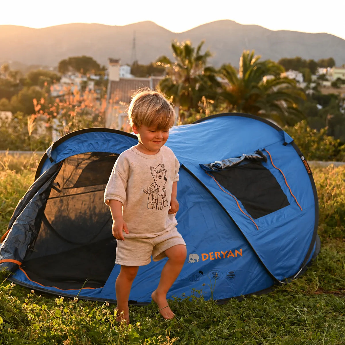 Pop Up Tent Dome - 2000MM water column - Navy
