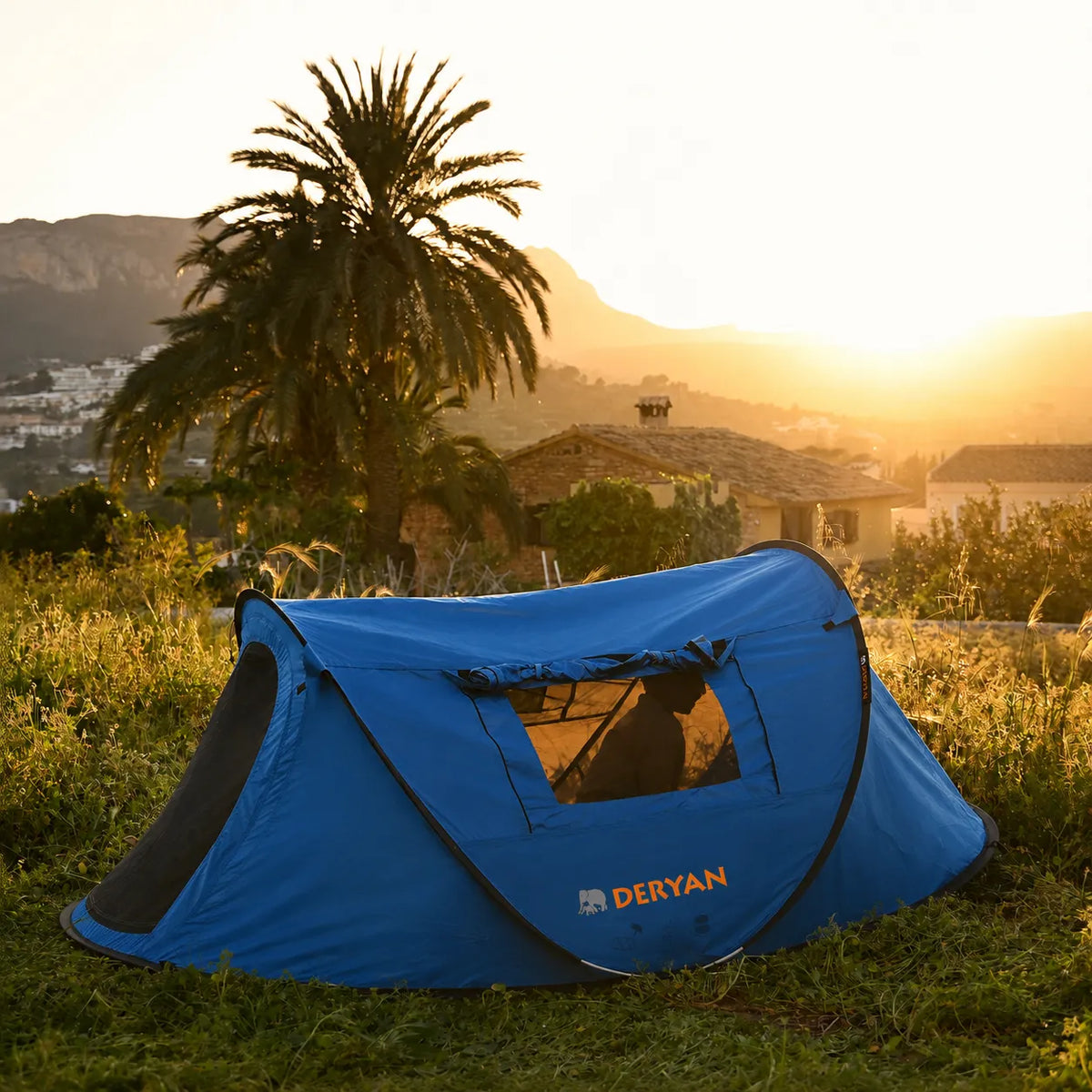 Pop Up Tent Dome - 2000MM water column - Navy