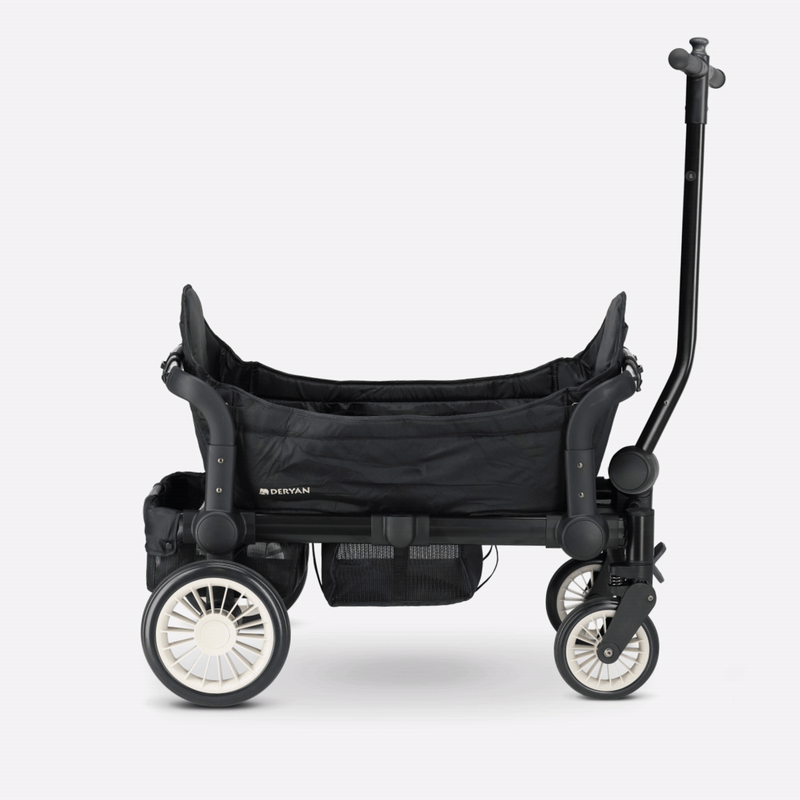 Sandy Luxe Foldable Wagon - Beachwagon - Duowagen Black